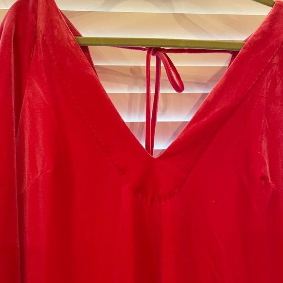 Free People Pink Velvet Dress - Picture 3 of 4